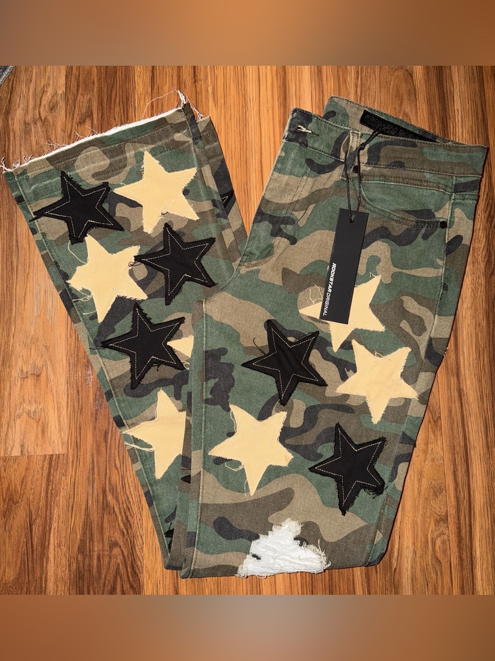 Rockstar Original Flare Denim Camo Jeans